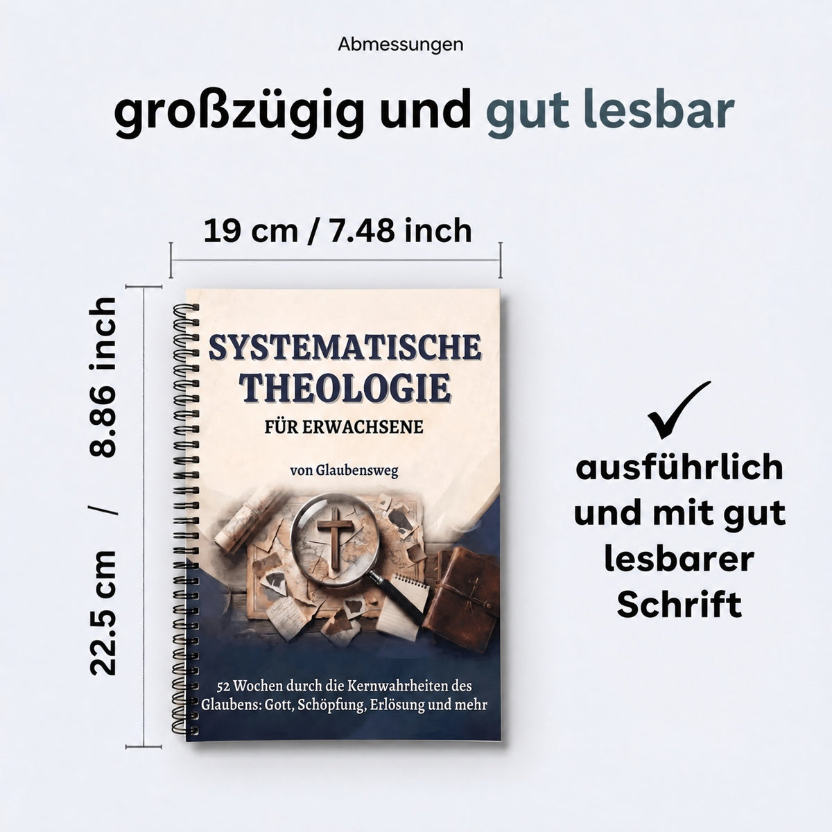 Systematische Theologie: 52-Wochen-Arbeitsbuch für Erwachsene