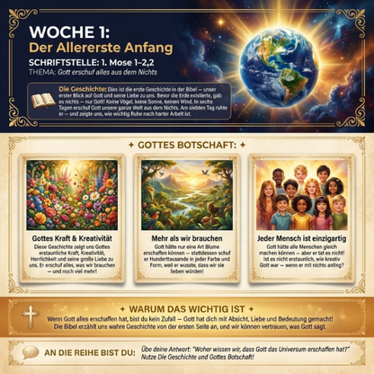 Systematische Theologie: 52-Wochen-Arbeitsbuch für Kinder