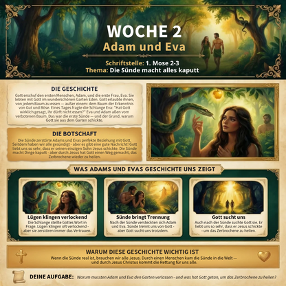Bibelreise: 52-Wochen-Arbeitsbuch für Kinder