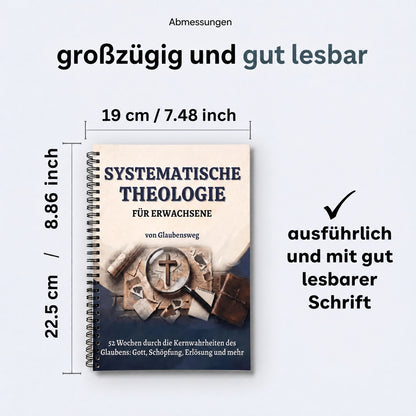 Systematische Theologie: 52-Wochen-Arbeitsbuch für Erwachsene