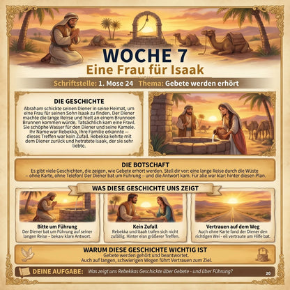 Bibelreise: 52-Wochen-Arbeitsbuch für Kinder