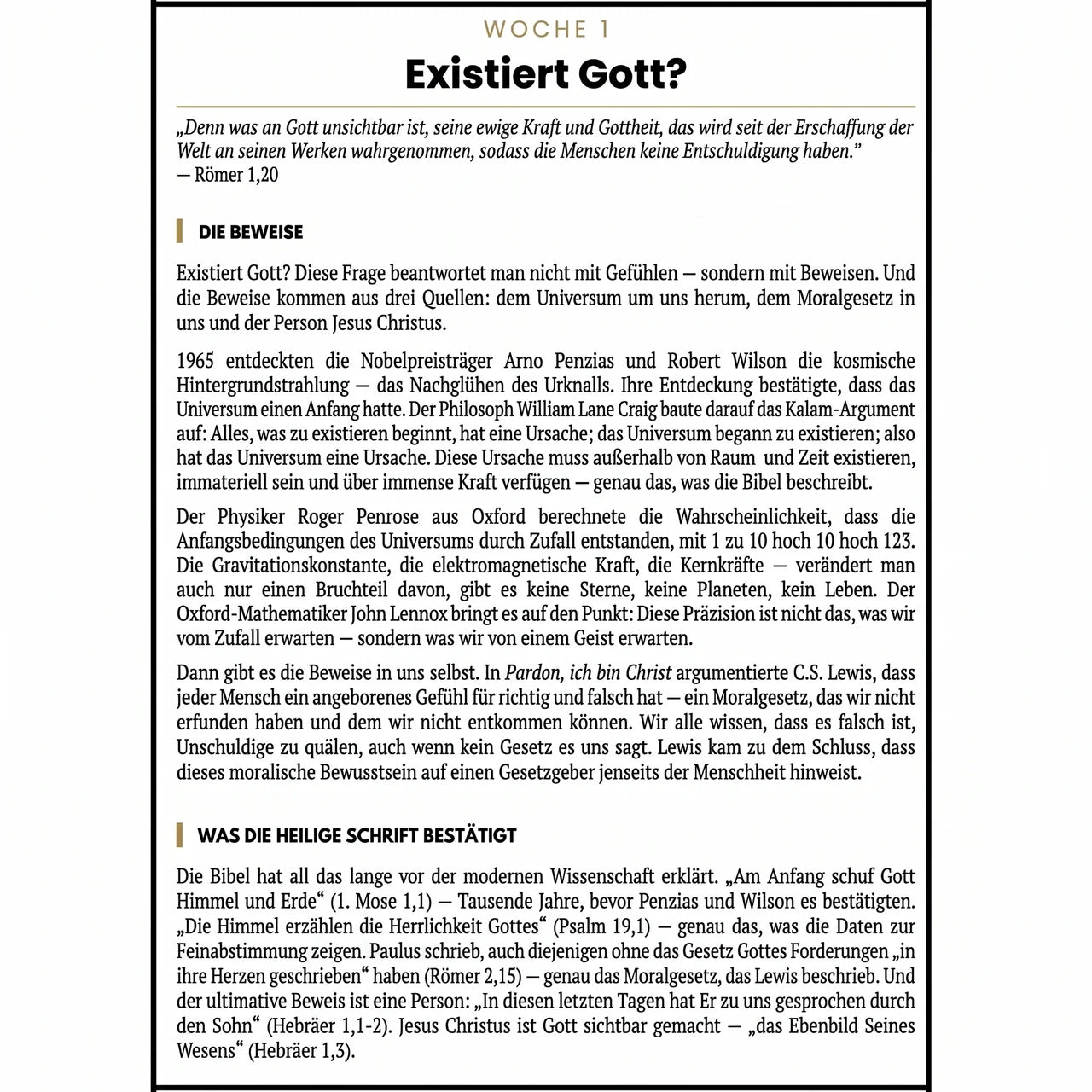 Systematische Theologie: 52-Wochen-Arbeitsbuch für Erwachsene