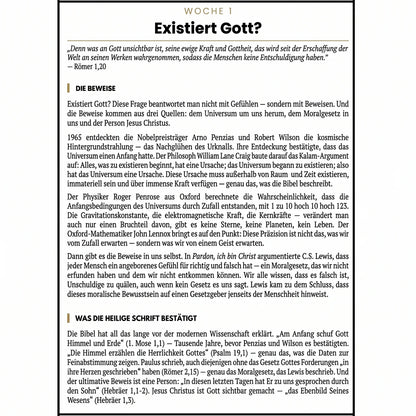 Systematische Theologie: 52-Wochen-Arbeitsbuch für Erwachsene