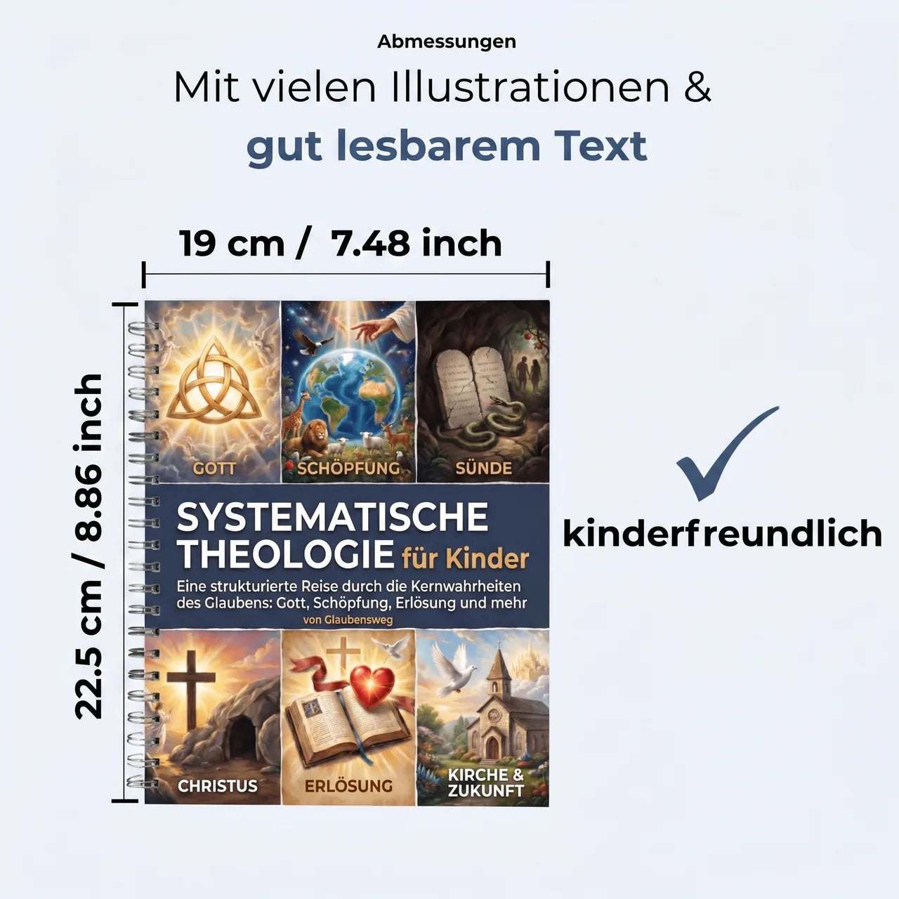 Systematische Theologie: 52-Wochen-Arbeitsbuch für Kinder